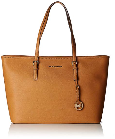 michael kors small saffiano jet set travel tote|Michael Kors saffiano leather crossbody.